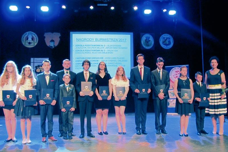 Nagrody burmistrza Sierpca dla uczniów