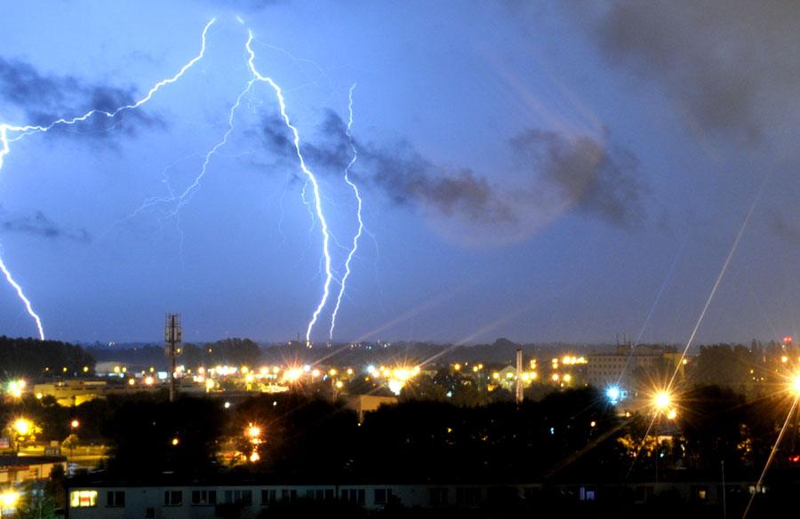 Burza nad Płockiem [ZDJĘCIA]