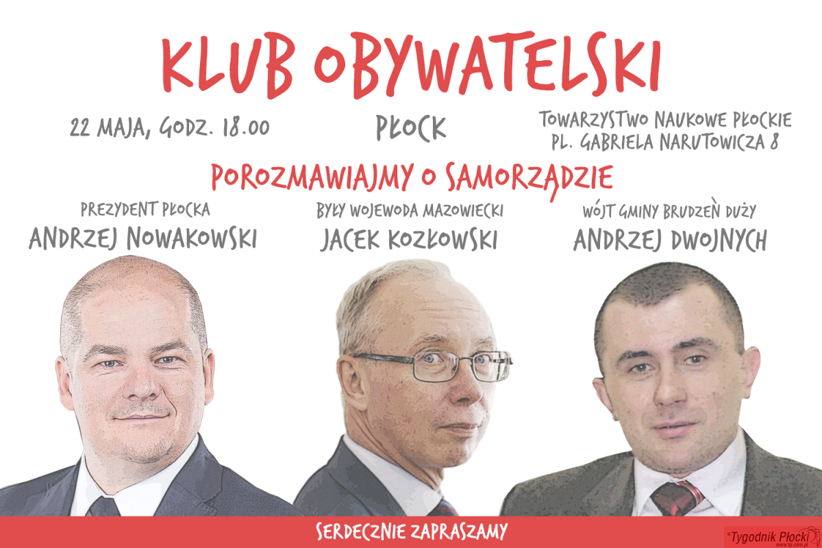 Porozmawiajmy o samorządzie. Klub Obywatelski zaprasza