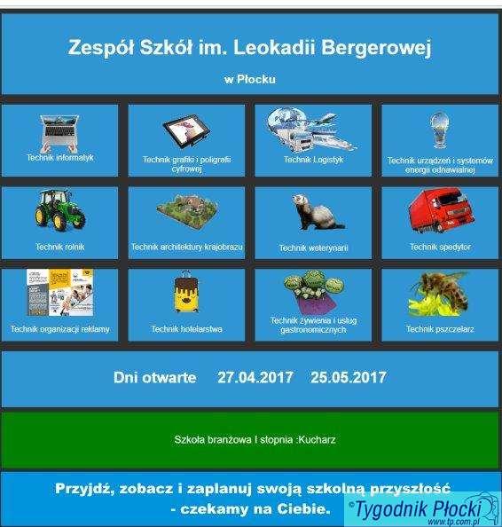 Dzień Otwarty w Zespole Szkół im. Leokadii Bergerowej