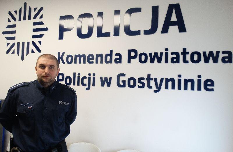 Gostyniński policjant uratował pięciolatka