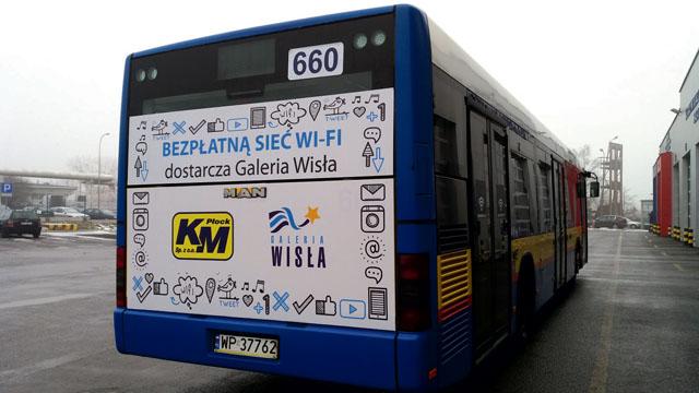 Internet w autobusach Komunikacji Miejskiej