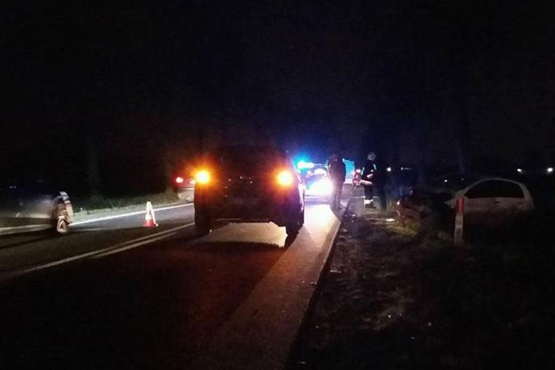 Wypadek w miejscowości Tchórz