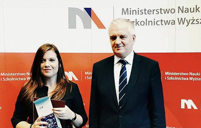 Aleksandra Tomaszewska z Diamentowym Grantem
