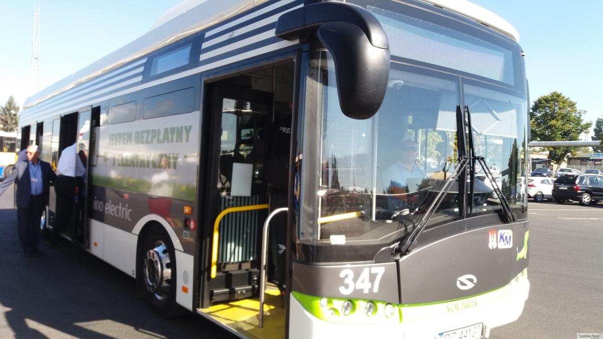 Elektryczny autobus na testach w Płocku. Przejazd jest bezpłatny