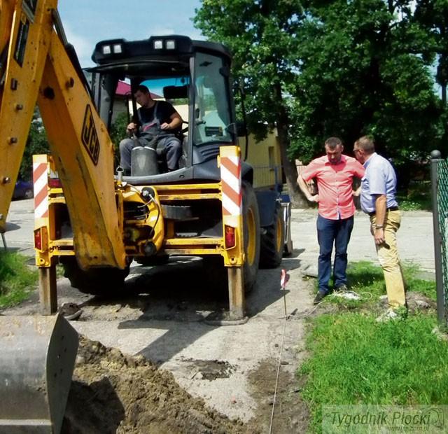 Trwają prace na ulicach Dąbrowskiego i Kołłątaja