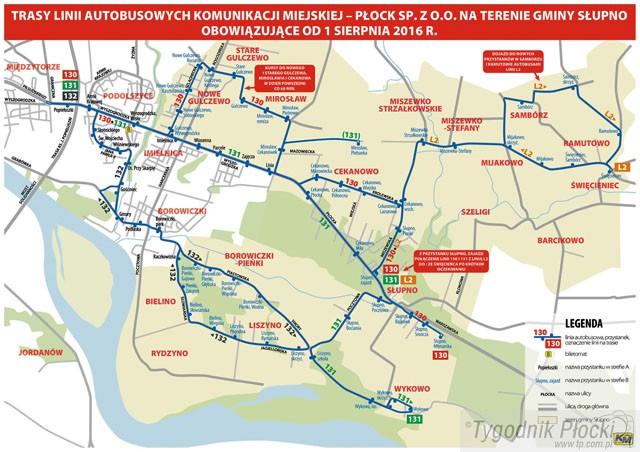 Autobusy do Płocka pojadą częściej