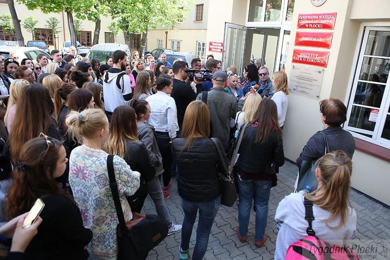 Studenci PWSZ strajkują [ZDJĘCIA]