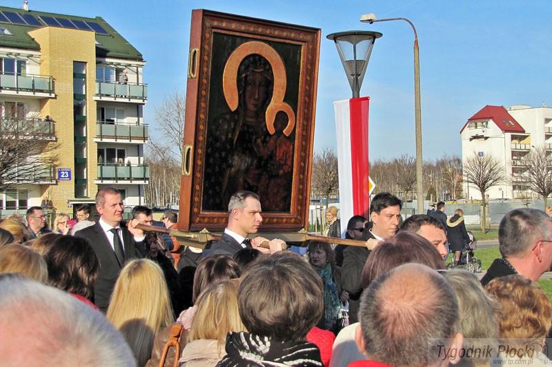 W Płocku powitano Czarną Madonnę [ZDJĘCIA]