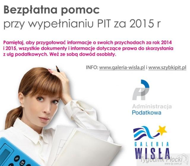 W weekend złóż PIT w Galerii Wisła
