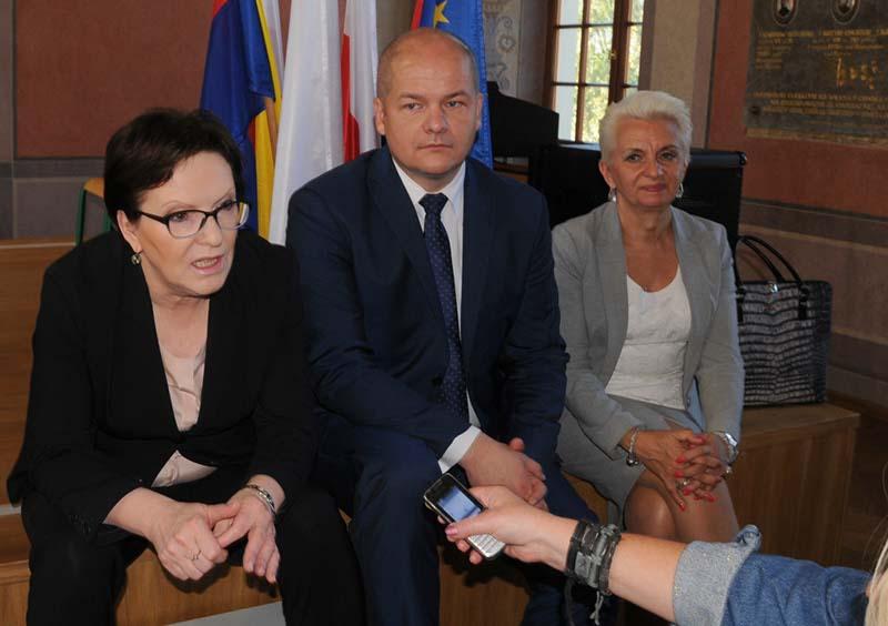 Premier Ewa Kopacz w Płocku [ZDJĘCIA]