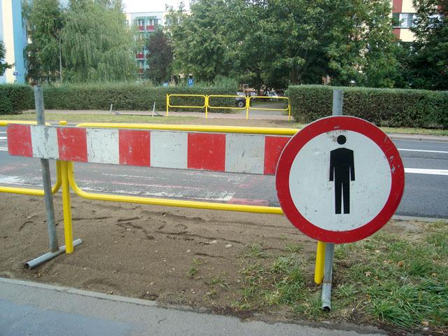 Na ul. Chopina zniknęły pasy
