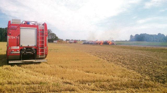 Spokojne żniwa raciąskich strażaków