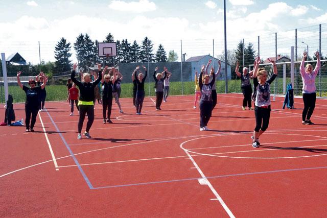 Futbol i aerobik