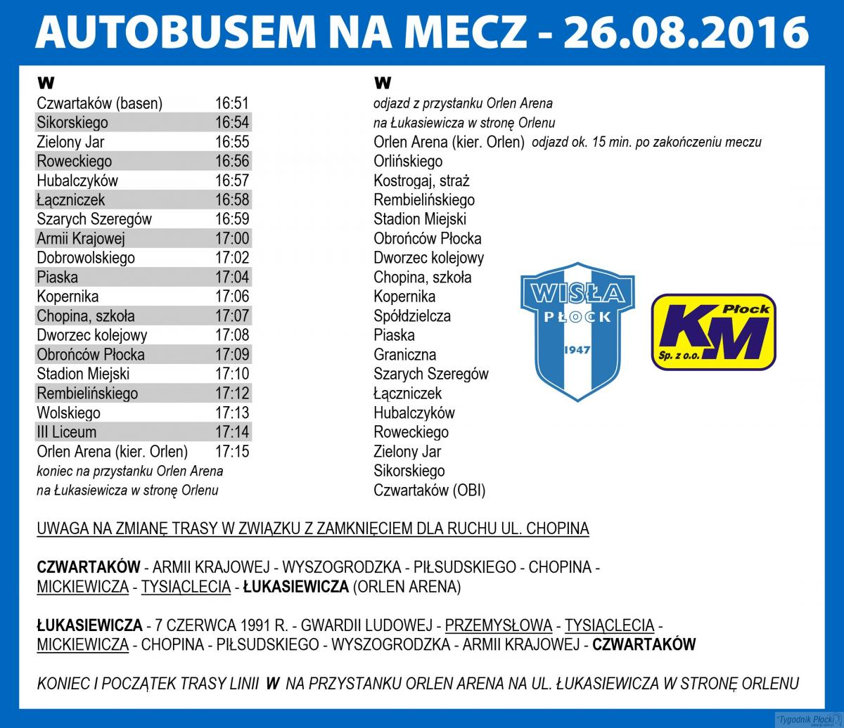 Wiślacki Autobus zawiezie na mecz