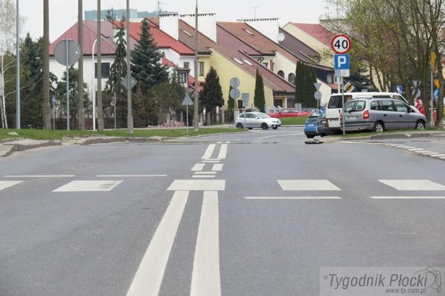 Jezdnia się zapada