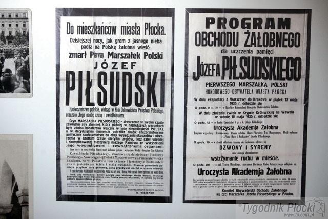 Wystawa pamiątek związanych z Marszałkiem Piłsudskim