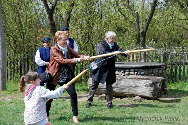 Lany poniedziałek w skansenie
