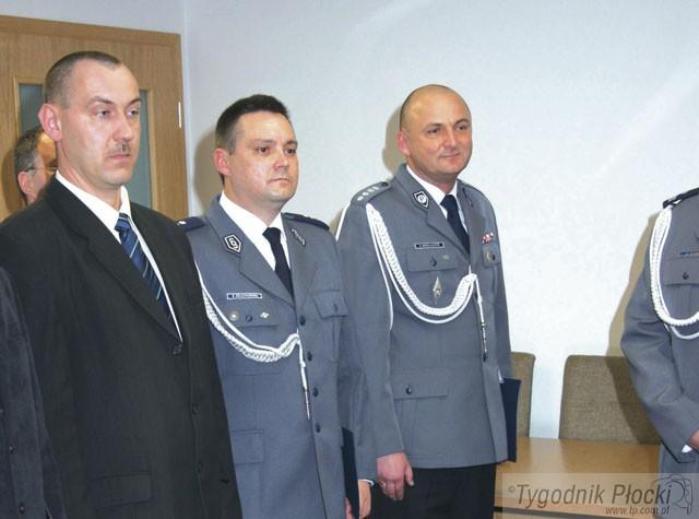 Uroczystość w komendzie
