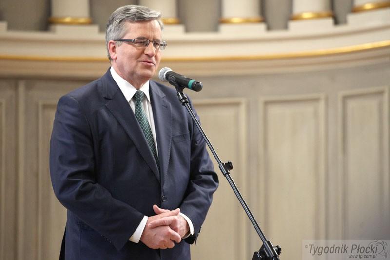 Prezydent RP Bronisław Komorowski w Płocku
