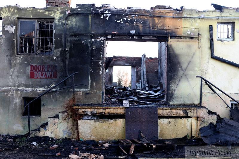 Pożar hurtowni przy ul. Gwardii Ludowej