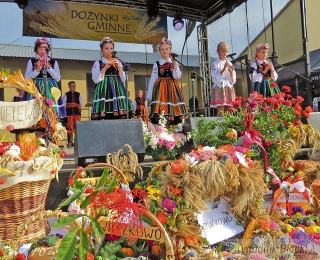 Dożynkowa uczta w Kobylnikach 