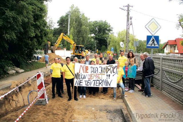 Protest w Słupnie