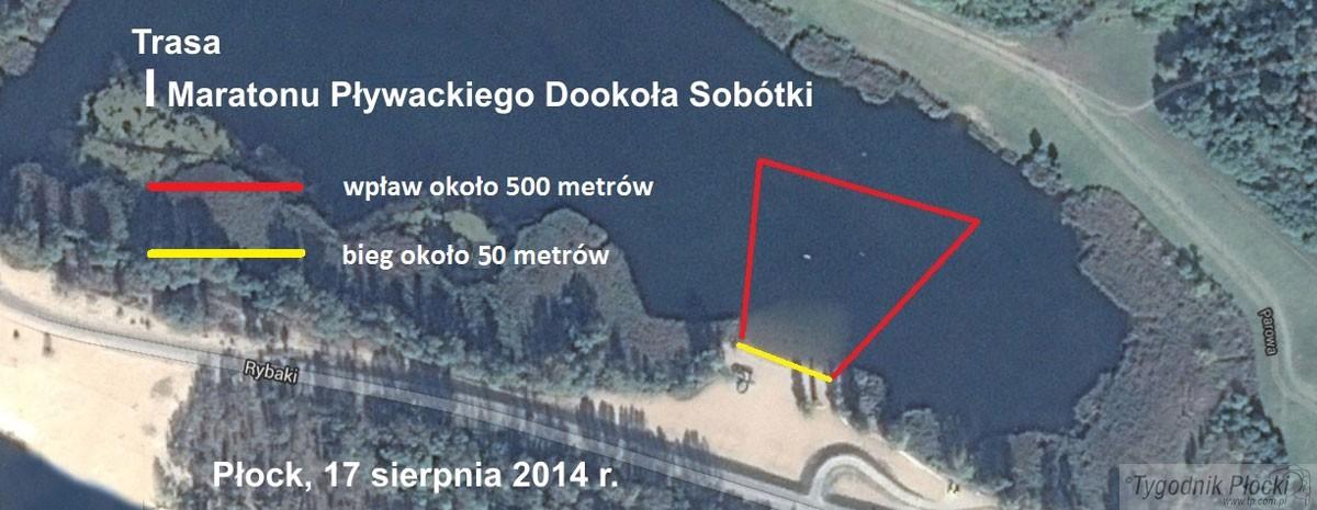 Maraton na kąpielisku Sobótka