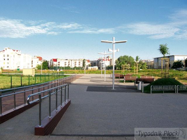 Park i fontanna później