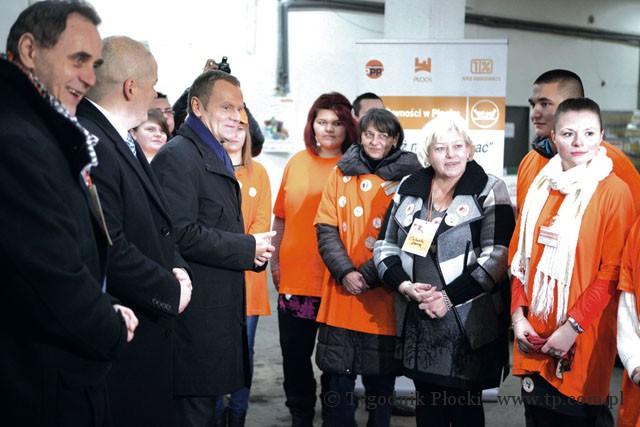 Donald Tusk w Płocku