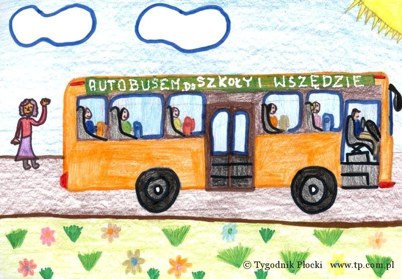 Nadesłano kolejne prace plastyczne na konkurs “Autobusem na koniec świata”