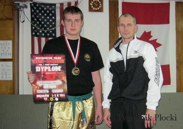 Maciej Wierzchowski na podium