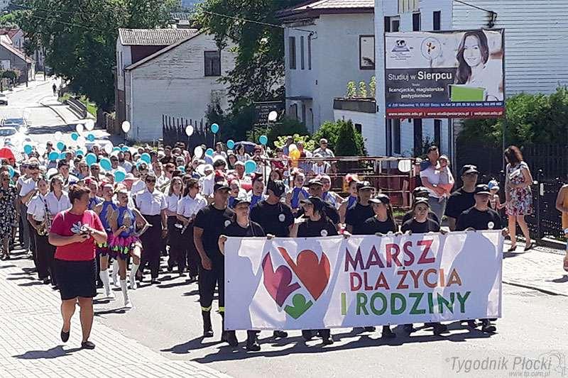Rodzinny marsz w Sierpcu