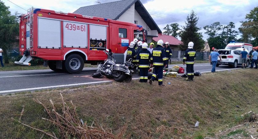 Pechowa motocyklowa przejażdżka 