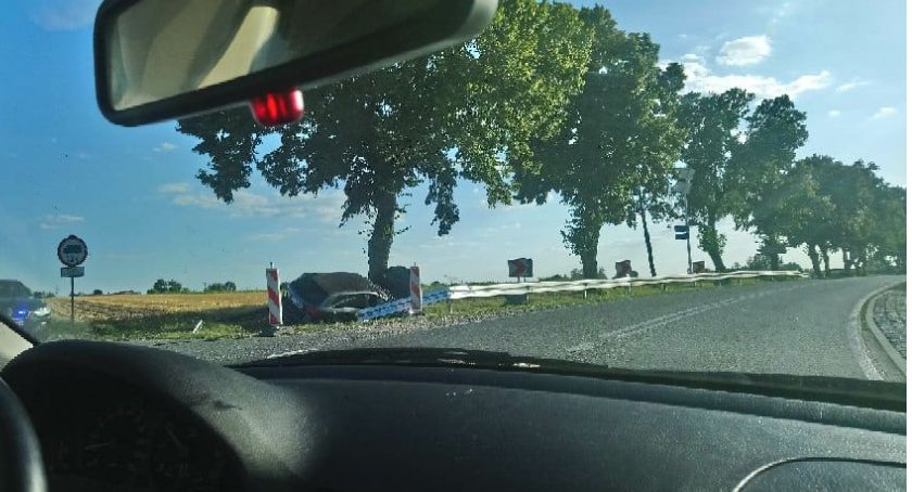 Wypadek w Goślicach. Droga już przejezdna 