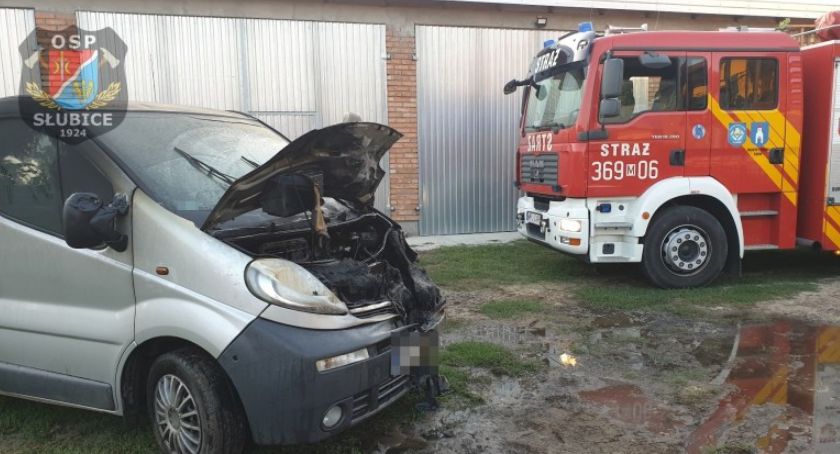 Garaż stanął w ogniu