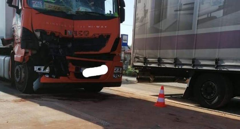 Niebezpieczny wyciek zablokował trasę 
