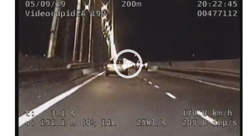 Mógłby więcej, ale zatrzymała go policja, miał ponad....[FILM]
