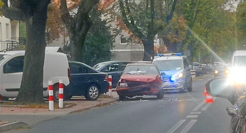 Pechowe zderzenie na ul. Kazimierza Wielkiego 
