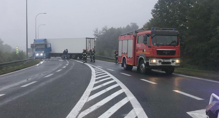 Poranna blokada na Trasie Popiełuszki. Wszystko przez... 