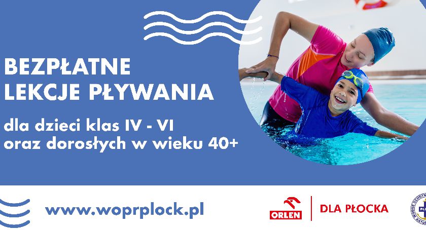 Czas nauczyć się pływać! Weź udział w darmowych lekcjach
