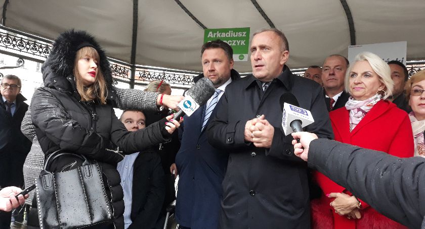 Grzegorz Schetyna i Katarzyna Piekarska odwiedzili Płock
