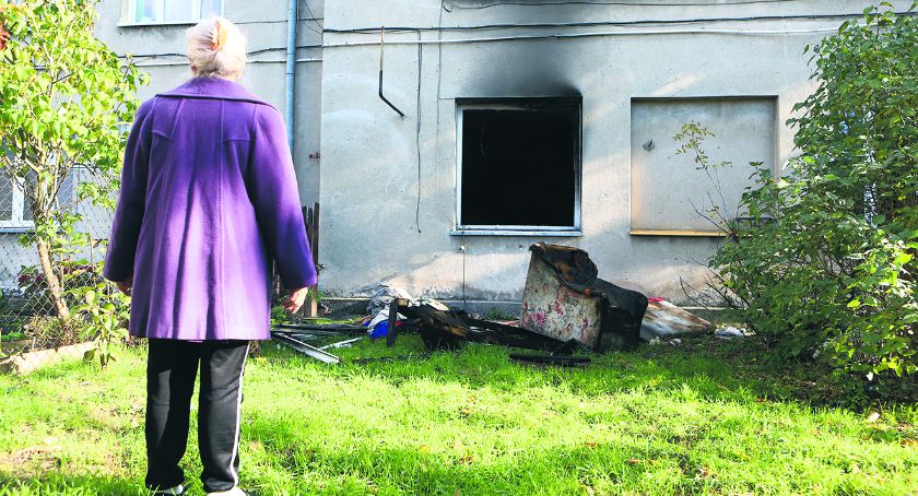 Wyszogrodzka: mieszkanie zapaliło się od świeczki. Kto powinien posprzątać?