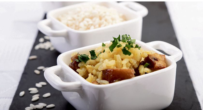 Na szczęście ryż (Risotto z grzybami)