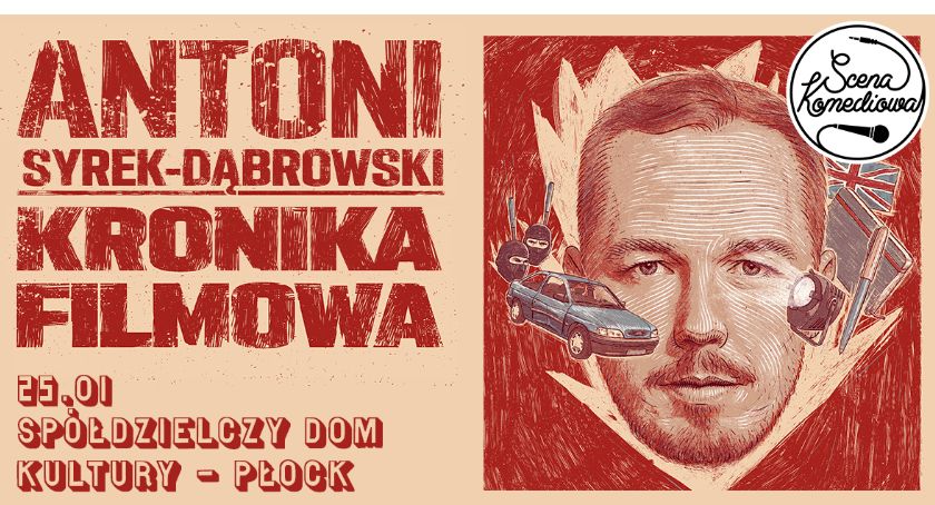 Antoni Syrek-Dąbrowski w Plocku! Wygraj wejściówkę na wydarzenie
