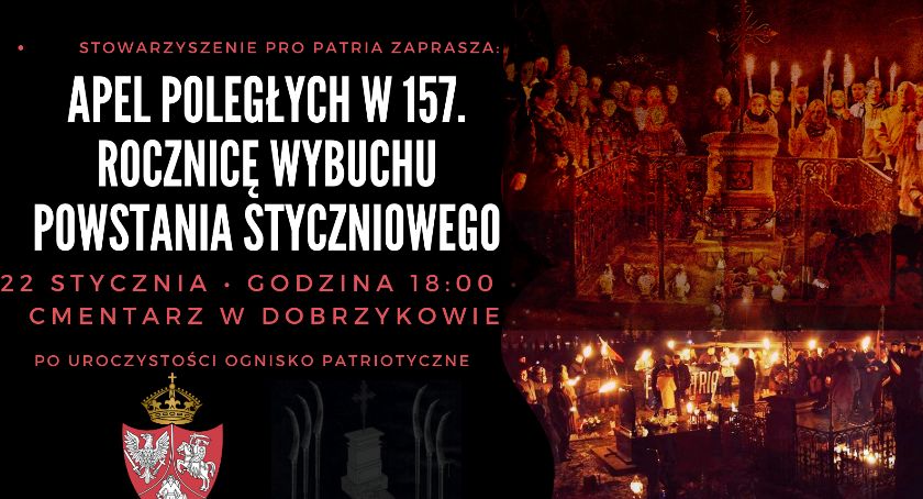W Dobrzykowie uczczą pamięć powstańców styczniowych  