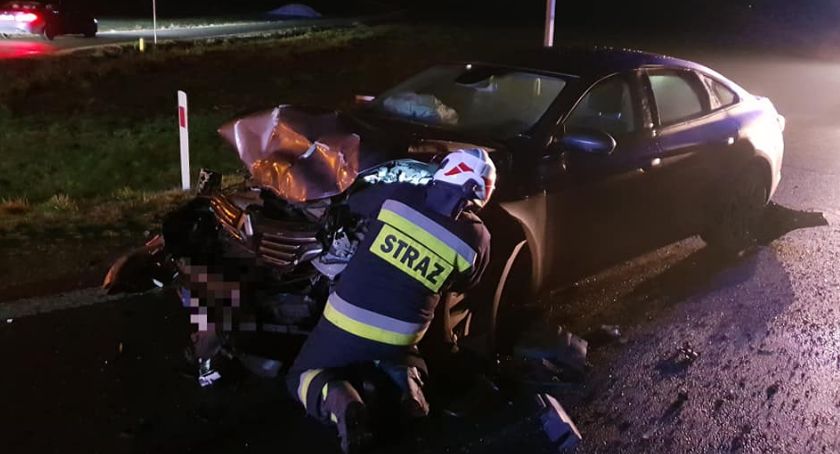 Groźnie wyglądająca kolizja w Rogotwórsku 