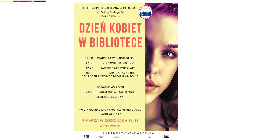 Babskie pogaduszki o zdrowiu i urodzie. Dzień kobiet w Bibliotece Pedagogicznej w Płocku 