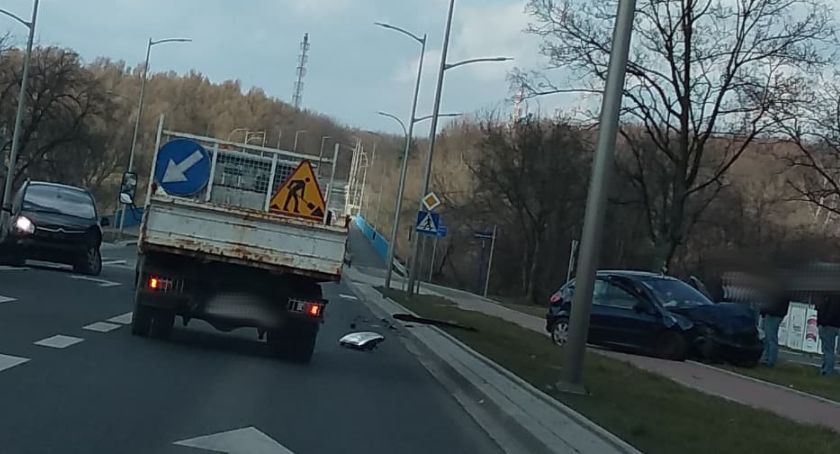 Stłuczka przy stadionie Wisły. Chwilowe utrudnienia