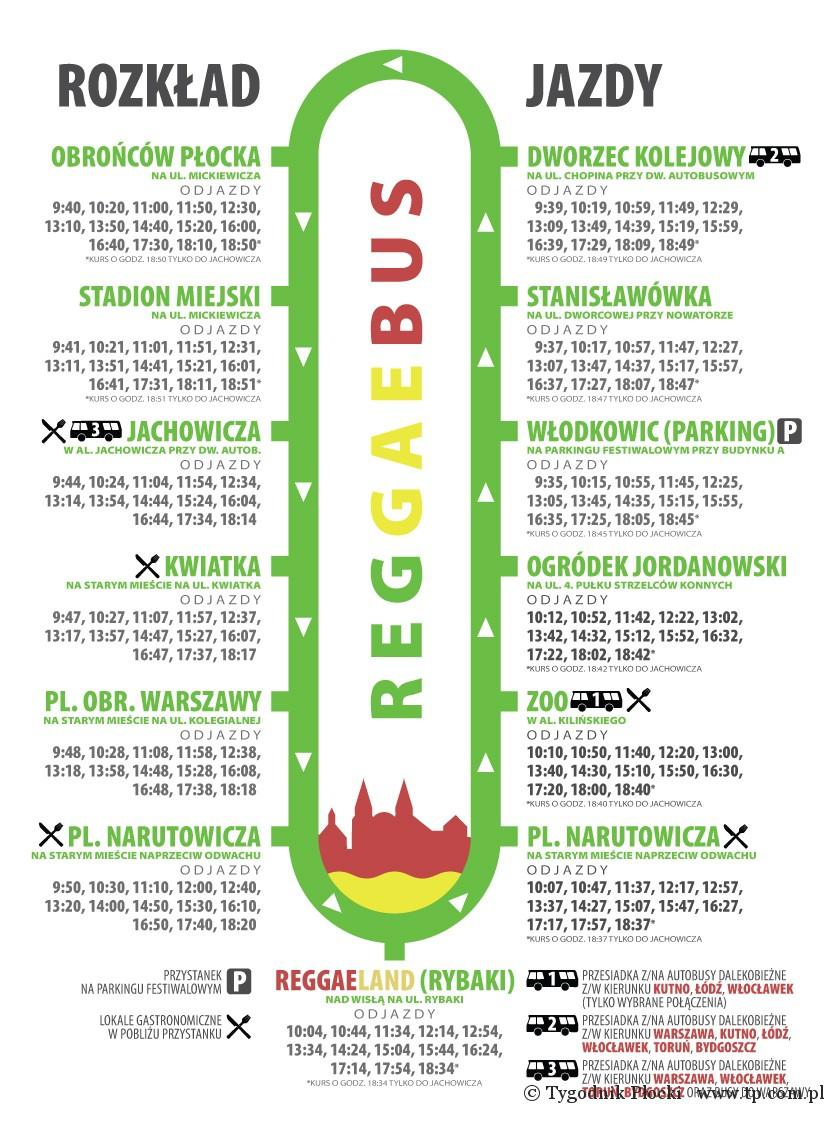 Reggaebusem na Reggaeland. Darmowe autobusy dla festiwalowiczów
